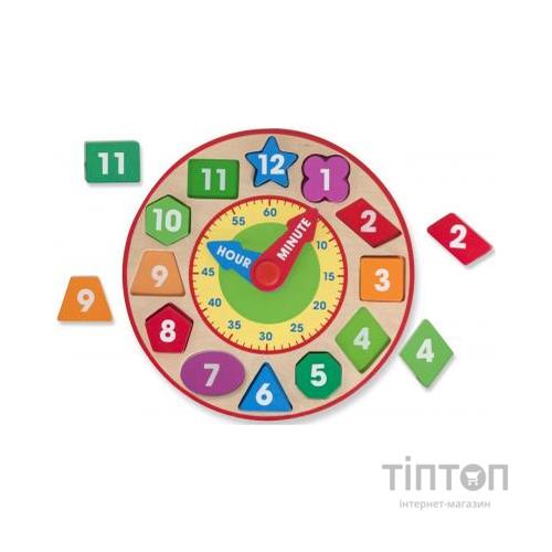Розвиваюча іграшка Melissa&Doug Годинник-сортер (MD18593)