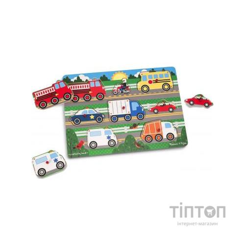 Розвиваюча іграшка Melissa&Doug Пазл Вгадай машинку (MD19051)