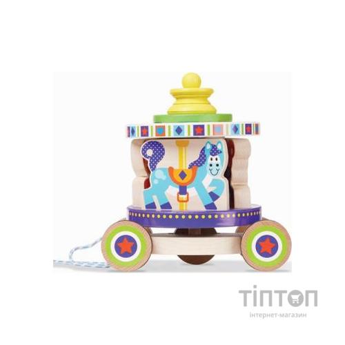 Розвиваюча іграшка Melissa&Doug Перша дерев'яна іграшка Карусель (MD13616)