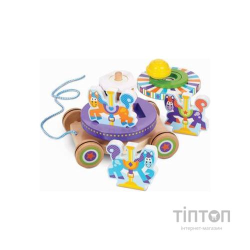 Розвиваюча іграшка Melissa&Doug Перша дерев'яна іграшка Карусель (MD13616)