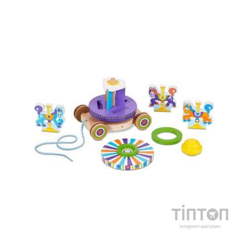 Розвиваюча іграшка Melissa&Doug Перша дерев'яна іграшка Карусель (MD13616)