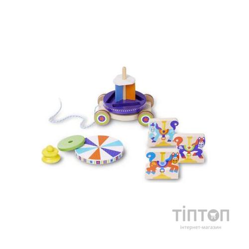 Розвиваюча іграшка Melissa&Doug Перша дерев'яна іграшка Карусель (MD13616)