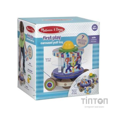 Розвиваюча іграшка Melissa&Doug Перша дерев'яна іграшка Карусель (MD13616)