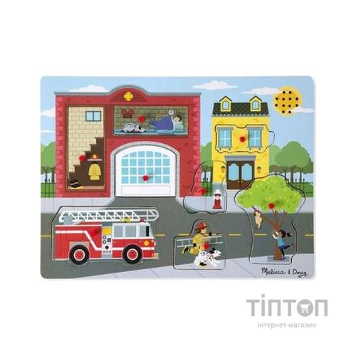 Розвиваюча іграшка Melissa&Doug Звуковий пазл Пожарна частина (MD10736)