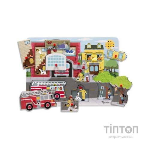 Розвиваюча іграшка Melissa&Doug Звуковий пазл Пожарна частина (MD10736)