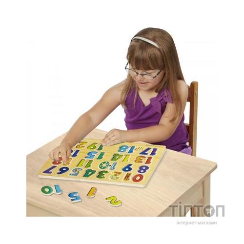 Розвиваюча іграшка Melissa&Doug Звуковий пазл Цифри (MD339)