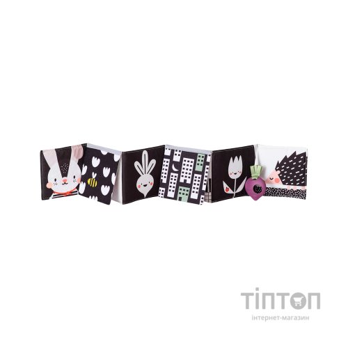 Розвиваюча іграшка Taf Toys книжка-розкладушка колеції Садочок у місті – Зайчики (13065)