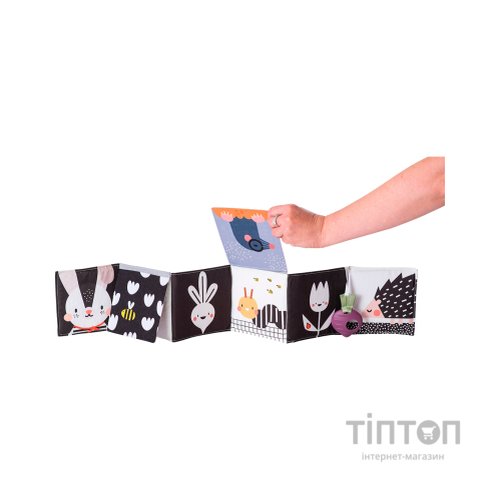 Розвиваюча іграшка Taf Toys книжка-розкладушка колеції Садочок у місті – Зайчики (13065)