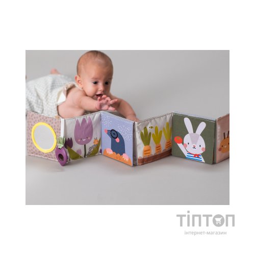 Розвиваюча іграшка Taf Toys книжка-розкладушка колеції Садочок у місті – Зайчики (13065)