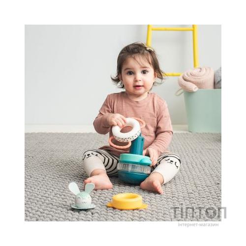 Розвиваюча іграшка Taf Toys пірамідка Кролик колекція Полярне сяйво (12445)
