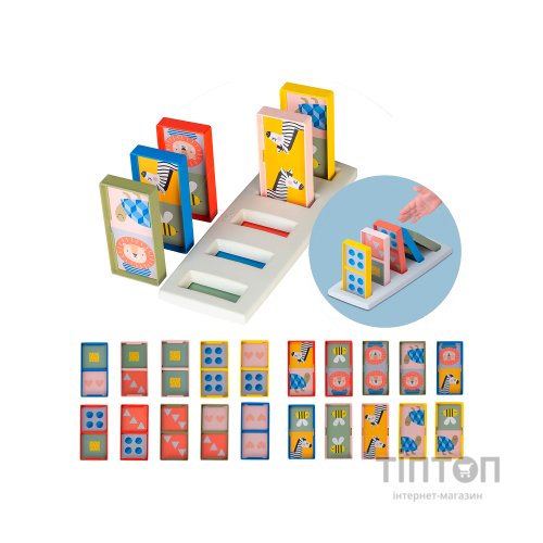 Розвиваюча іграшка Taf Toys Савана – Моє перше доміно (12865)