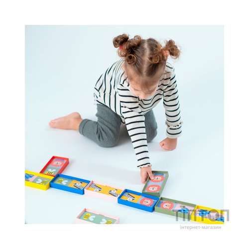 Розвиваюча іграшка Taf Toys Савана – Моє перше доміно (12865)