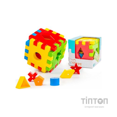 Розвиваюча іграшка Tigres Чарівний куб 12 елементів в коробці (39376)