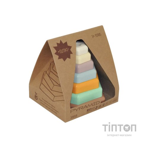 Розвиваюча іграшка Tigres ECO Пірамідка, ELFIKI (39919)