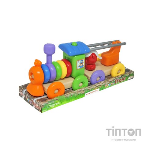 Розвиваюча іграшка Tigres Funny train 23 елемента (39771)