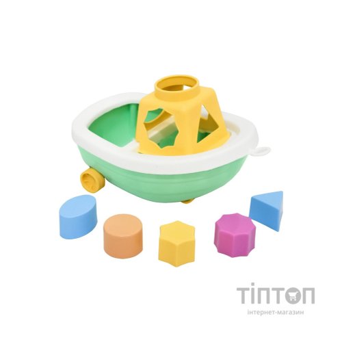 Розвиваюча іграшка Tigres кораблик Barkas 6 елементів, ELFIKI (39800)