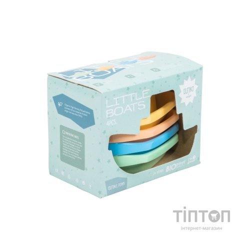 Розвиваюча іграшка Tigres Маленькі кораблики 4 шт, ELFIKI (39739)