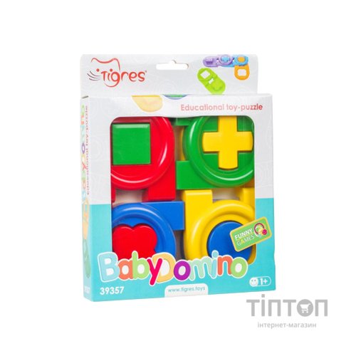 Розвиваюча іграшка Tigres пазл Дитяче доміно (39357)