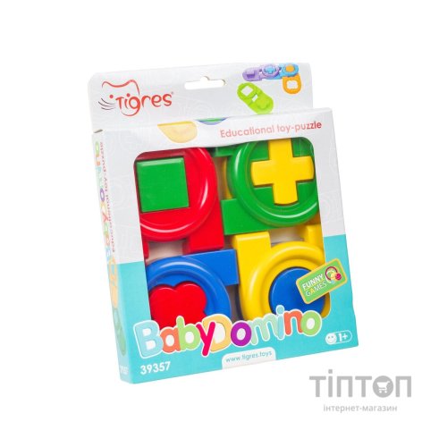 Розвиваюча іграшка Tigres пазл Дитяче доміно (39357)
