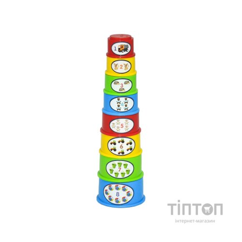 Розвиваюча іграшка Tigres Пірамідка 8 елементів (39752)