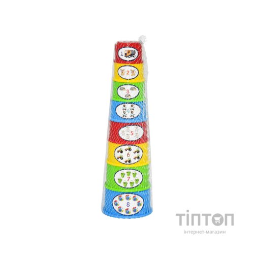 Розвиваюча іграшка Tigres Пірамідка 8 елементів (39752)