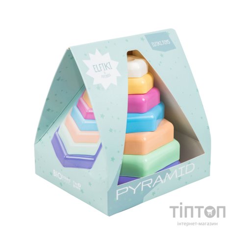 Розвиваюча іграшка Tigres Пірамідка, ELFIKI (39734)