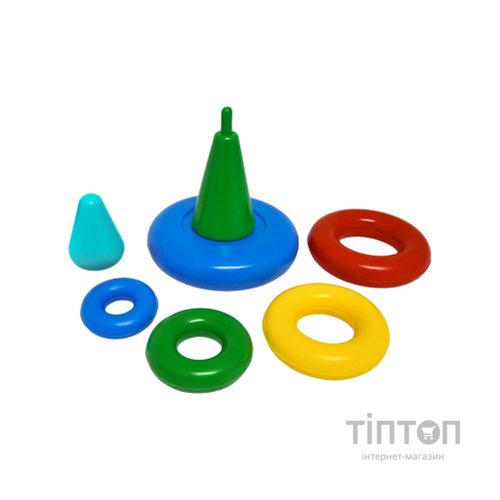 Розвиваюча іграшка Tigres Пірамідка мала в коробці (39816)