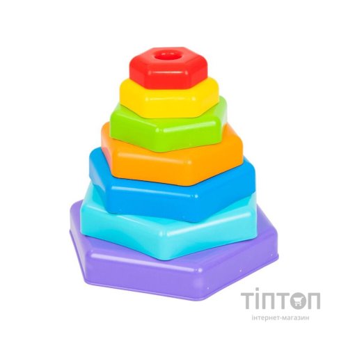 Розвиваюча іграшка Tigres Райдужна пірамідка (39354)