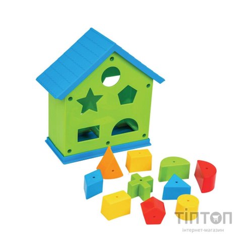 Розвиваюча іграшка Tigres сортер Будиночок розвиваючий червоний (39351)