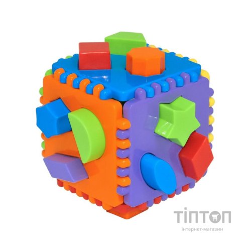 Розвиваюча іграшка Tigres сортер Educational cube 64 елемента (39781)
