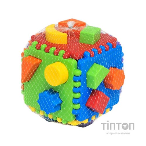 Розвиваюча іграшка Tigres сортер Educational cube 64 елемента (39781)