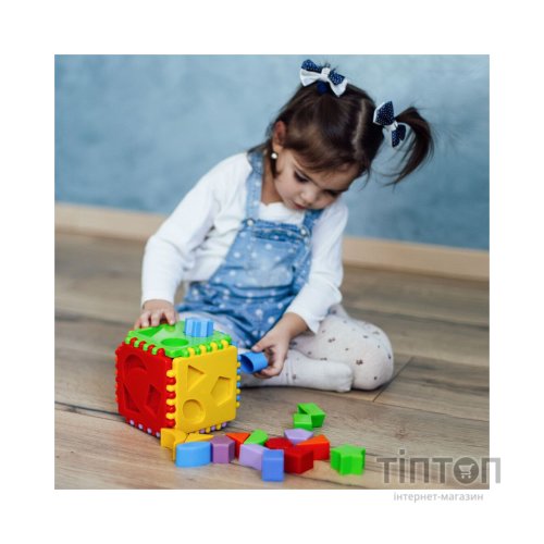Розвиваюча іграшка Tigres сортер Educational cube 64 елемента (39781)