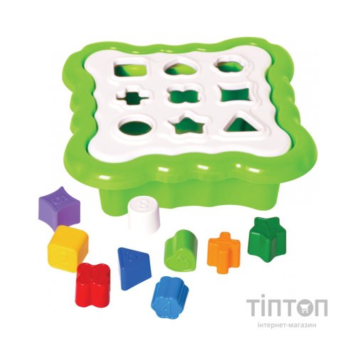 Розвиваюча іграшка Tigres сортер Розумні фігурки 10 елементів (св.зелений) (39521)