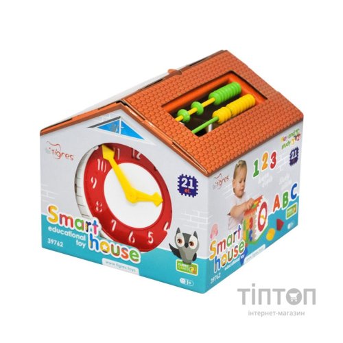 Розвиваюча іграшка Tigres сортер Smart hous 21 елемент в коробці (39762)