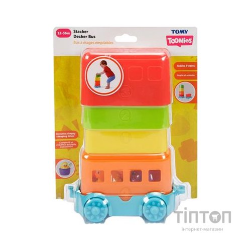 Розвиваюча іграшка Toomies пірамідка Автобус (E73220)