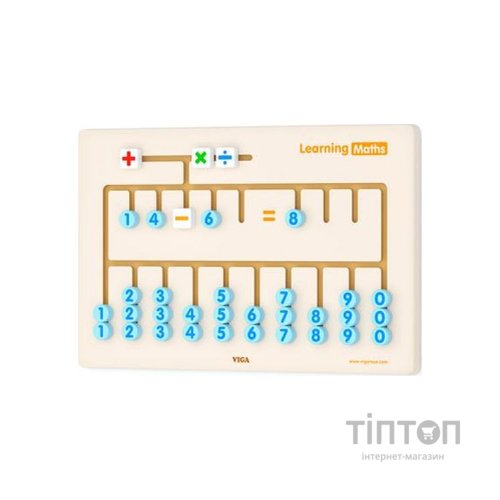 Розвиваюча іграшка Viga Toys Бізіборд Математика (50675FSC)