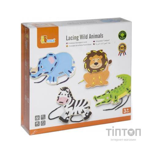 Розвиваюча іграшка Viga Toys Дикие животные (51326)
