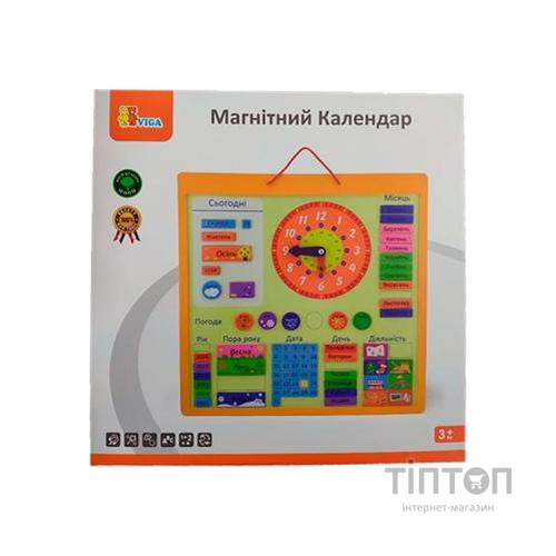 Розвиваюча іграшка Viga Toys Календар магнітний англ. (50377)