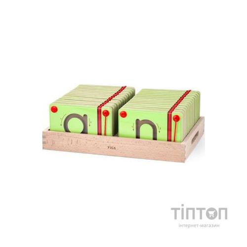 Розвиваюча іграшка Viga Toys Магнітна дошка для письма: малі букви (50338)
