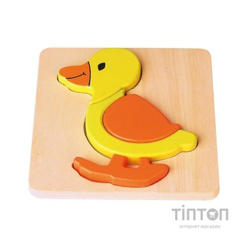 Розвиваюча іграшка Viga Toys міні-пазл Каченя (59929)