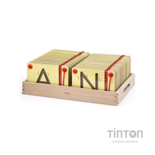 Розвиваюча іграшка Viga Toys Набір для написання магнітних букв Заголовні (50337)