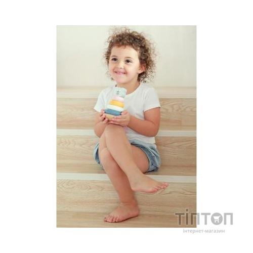 Розвиваюча іграшка Viga Toys Пірамідка PolarB Білий ведмідь (44005)