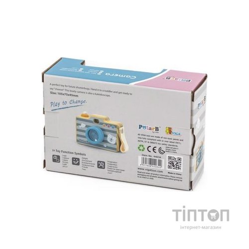 Розвиваюча іграшка Viga Toys PolarB Фотоапарат із калейдоскопом (44034)