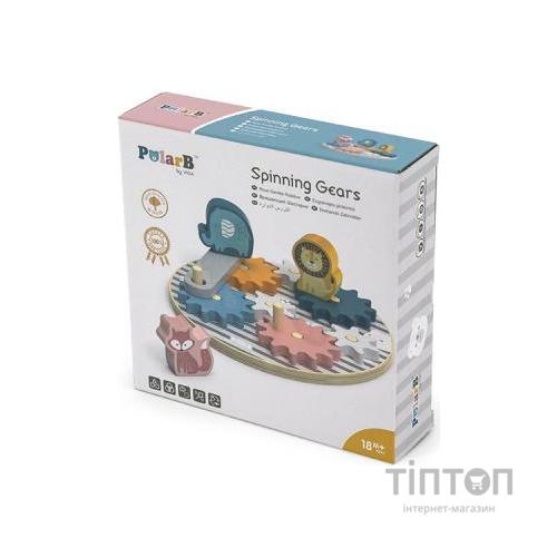 Розвиваюча іграшка Viga Toys PolarB Шестерні і тварини (44006)