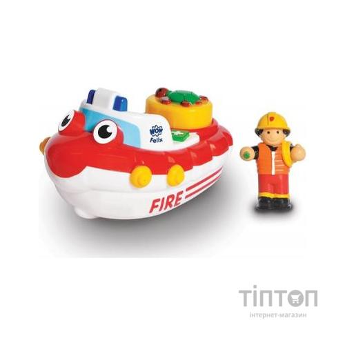Розвиваюча іграшка Wow Toys Пожежний човен Фелікс (01017)