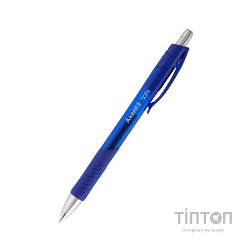 Ручка гелева Axent автоматична Safe, синя (AG1074-02-A)