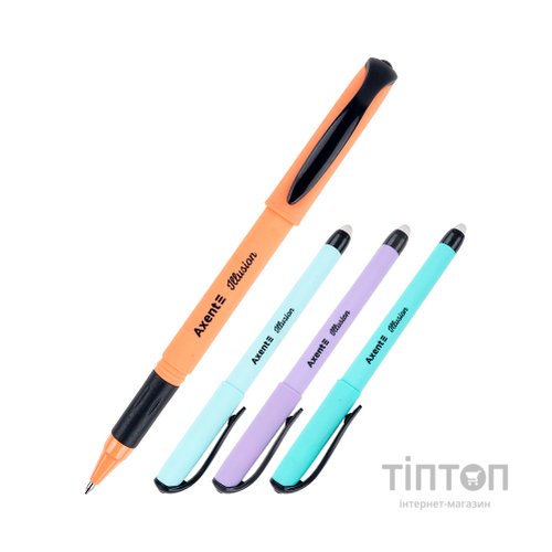 Ручка гелева Axent пиши-стирай Illusion, синя (AG1094-02-A)