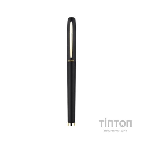 Ручка гелева Baoke антибактеріальне покриття софт 0.5 мм, чорна (PEN-BAO-1828A-B)