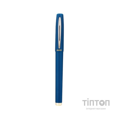 Ручка гелева Baoke антибактеріальне покриття софт 0.5 мм, синя (PEN-BAO-1828A-BL)