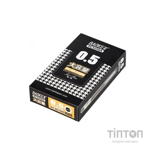 Ручка гелева Baoke Simple 0.5 мм, чорна (PEN-BAO-PC3298A-B)